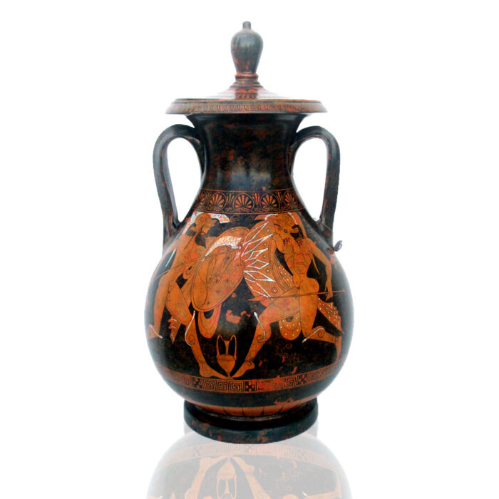 Athenian-Amphora-with-lid